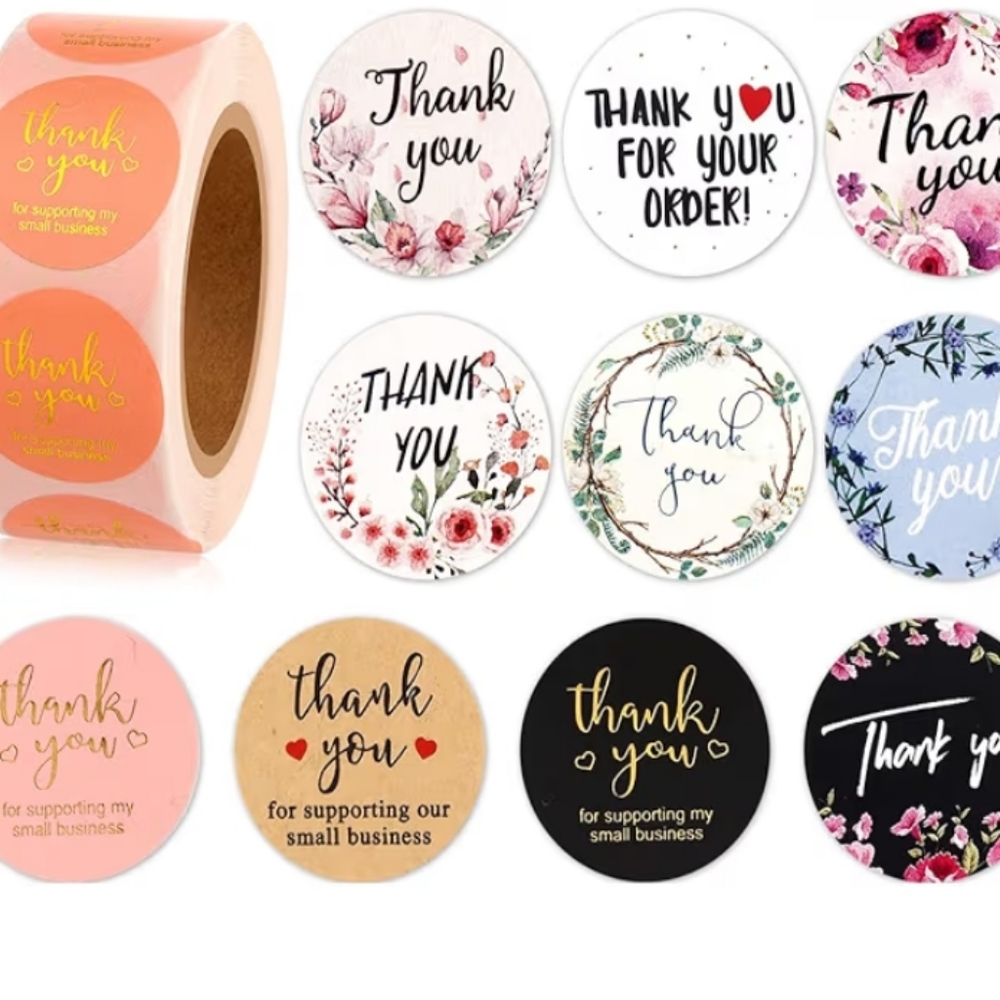 3 For $15🌀🆕50 Assorted Random Thank You Stickers